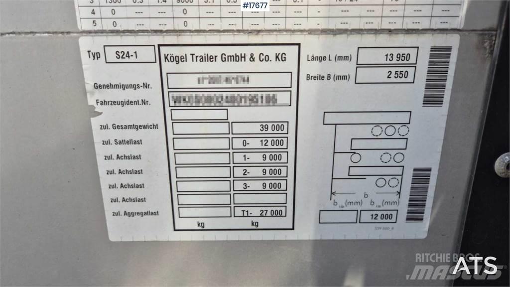 Kögel S-24 侧帘半挂车