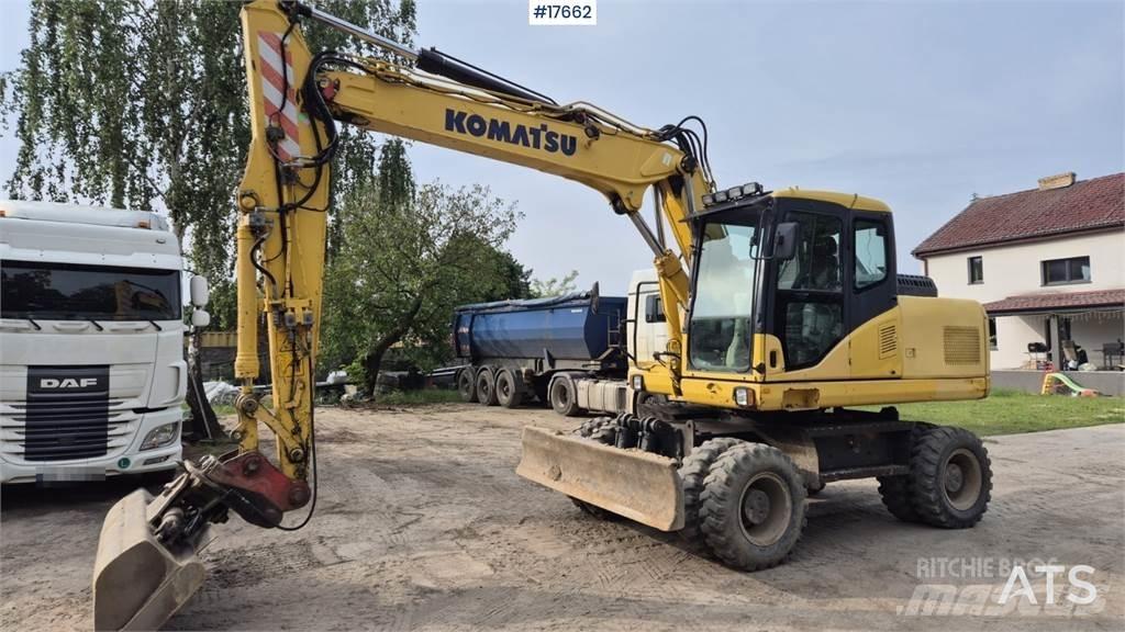 Komatsu PW 160 轮式挖掘机