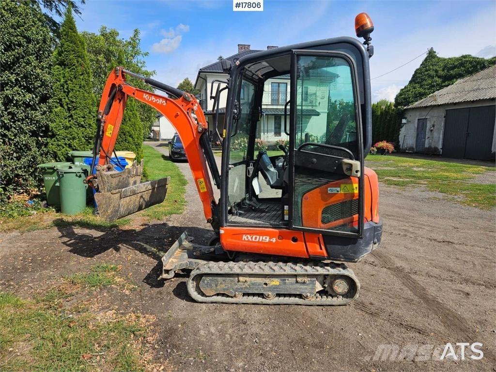 Kubota KX019-4 小型挖掘机