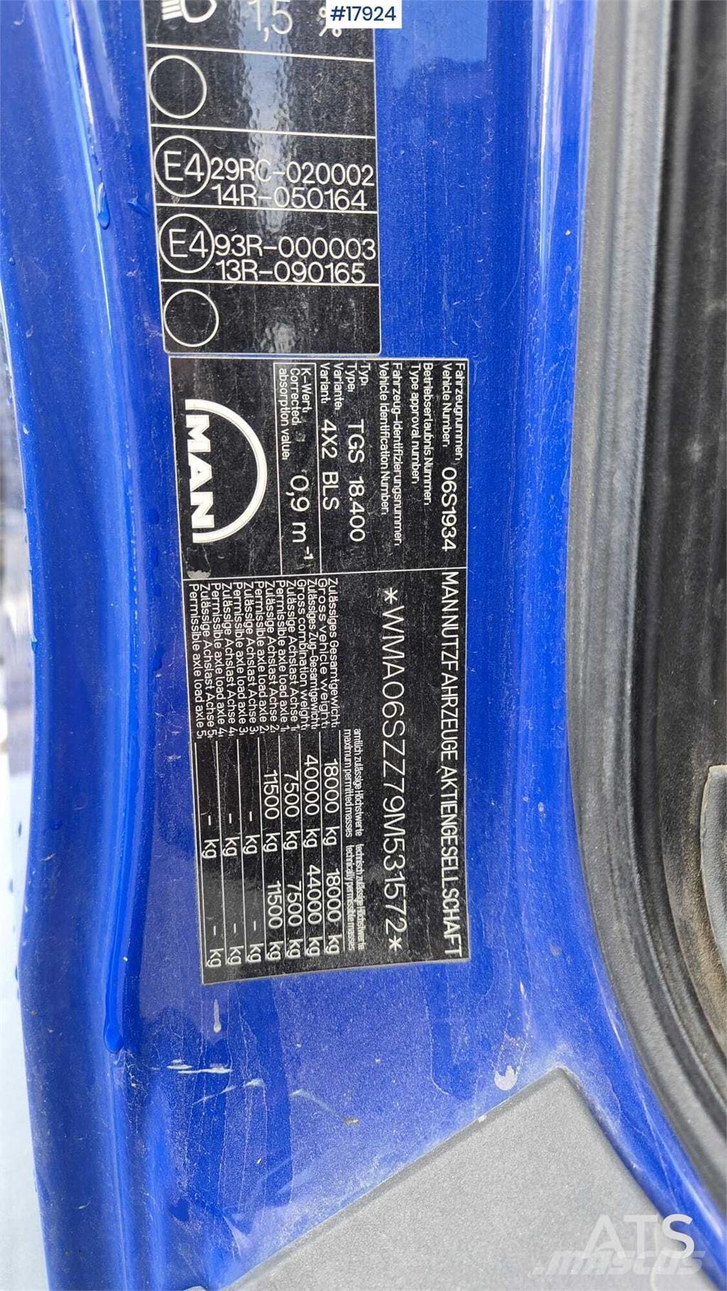 MAN TGS 18.400 牵引车