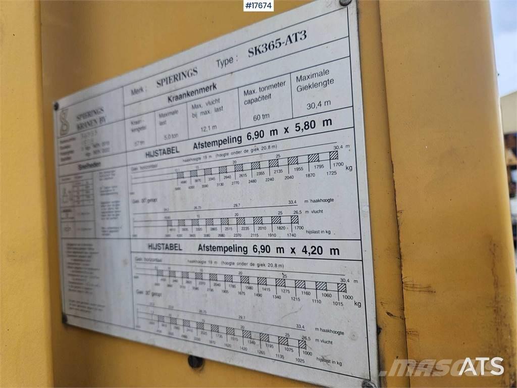 Spierings SK365-AT 全地面起重机︳移动式起重机