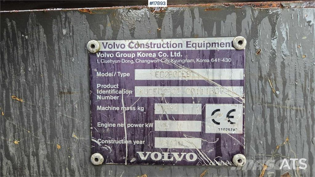 Volvo EC 290 CLD 履带挖掘机