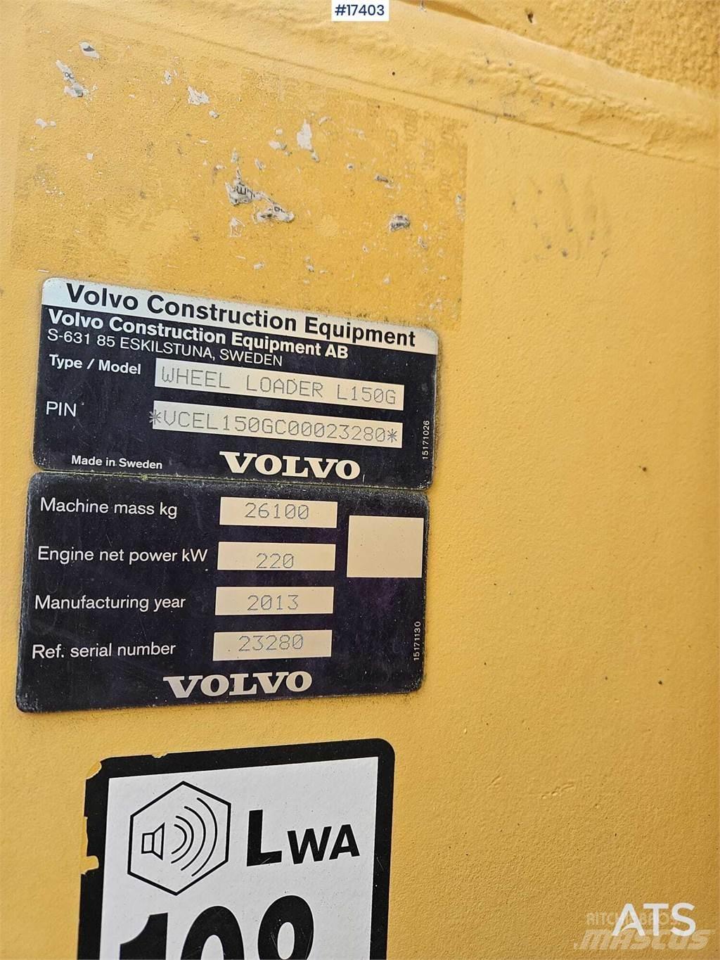 Volvo L150G 轮式装载机