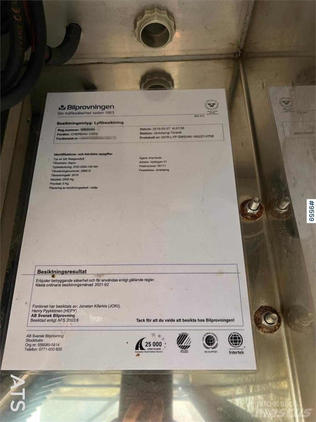 Chereau CSD2 集装箱半挂车