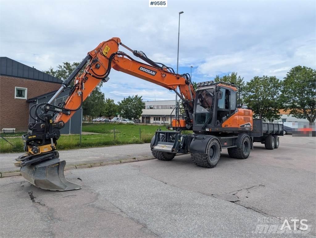 Doosan DX160W-7 轮式挖掘机