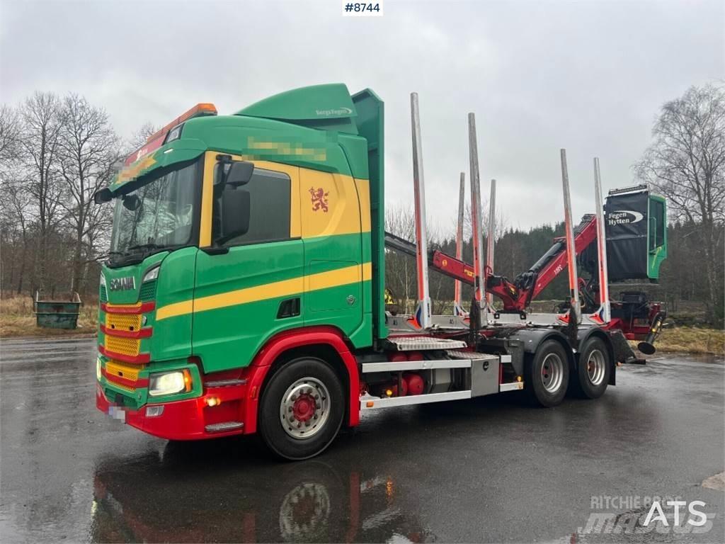 Scania R650 6X4 木材运输车