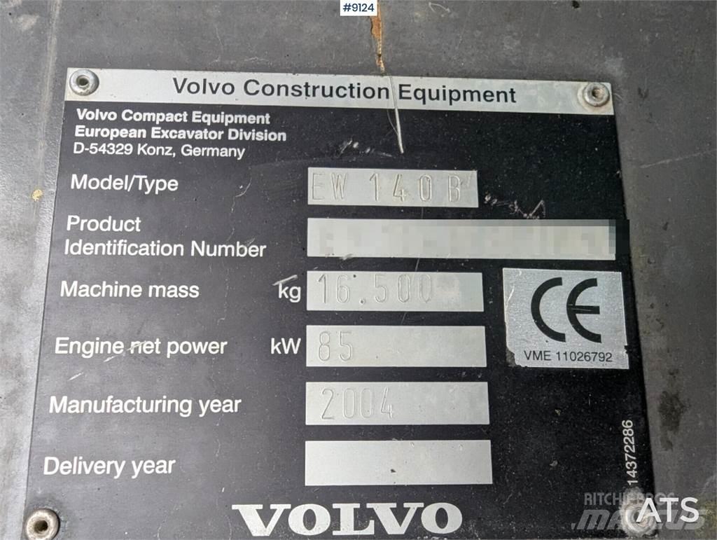 Volvo EW140B 轮式挖掘机