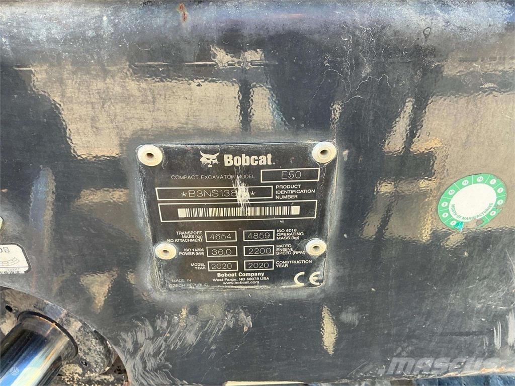 Bobcat E50 履带挖掘机