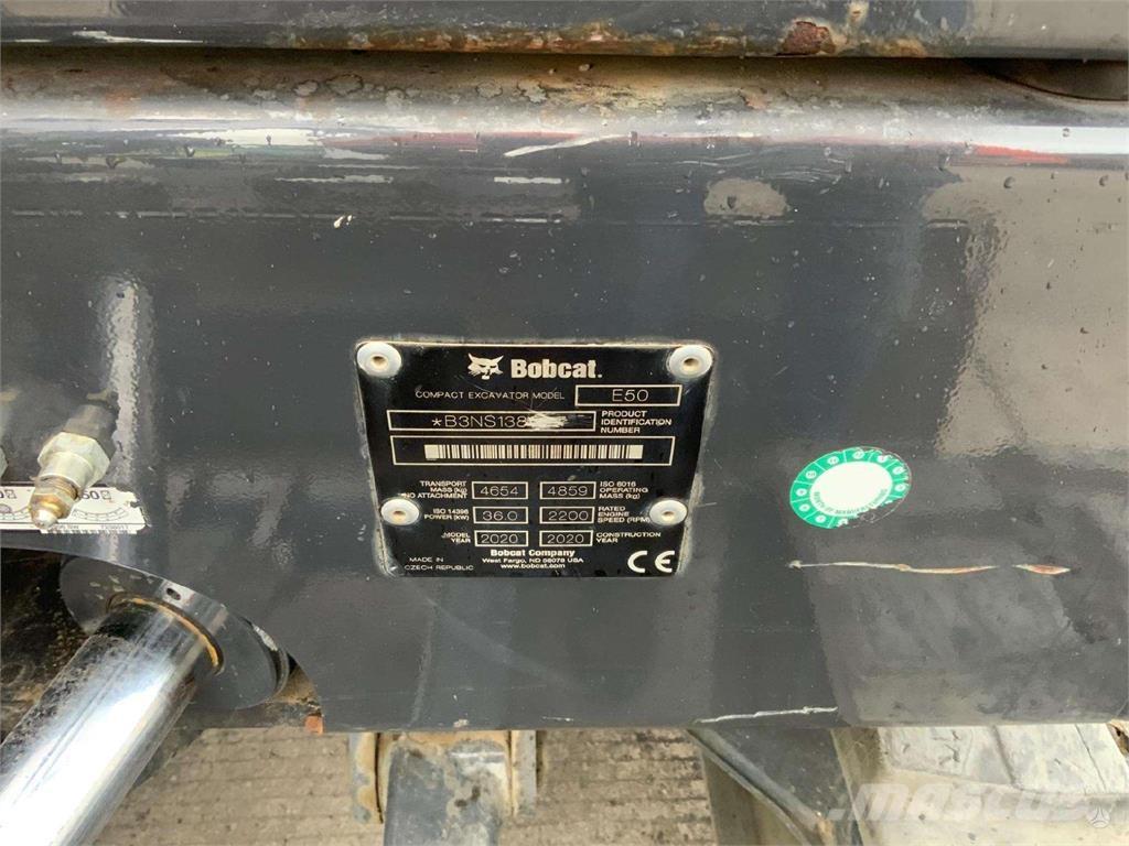 Bobcat E50 履带挖掘机