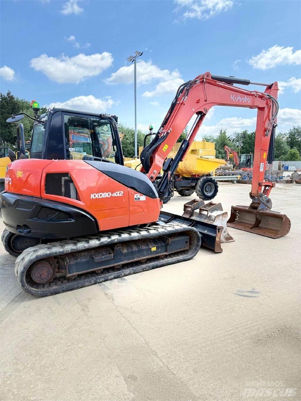 Kubota KX080-4 履带挖掘机