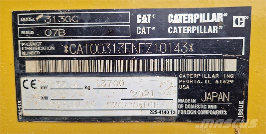 CAT 313GC 履带挖掘机