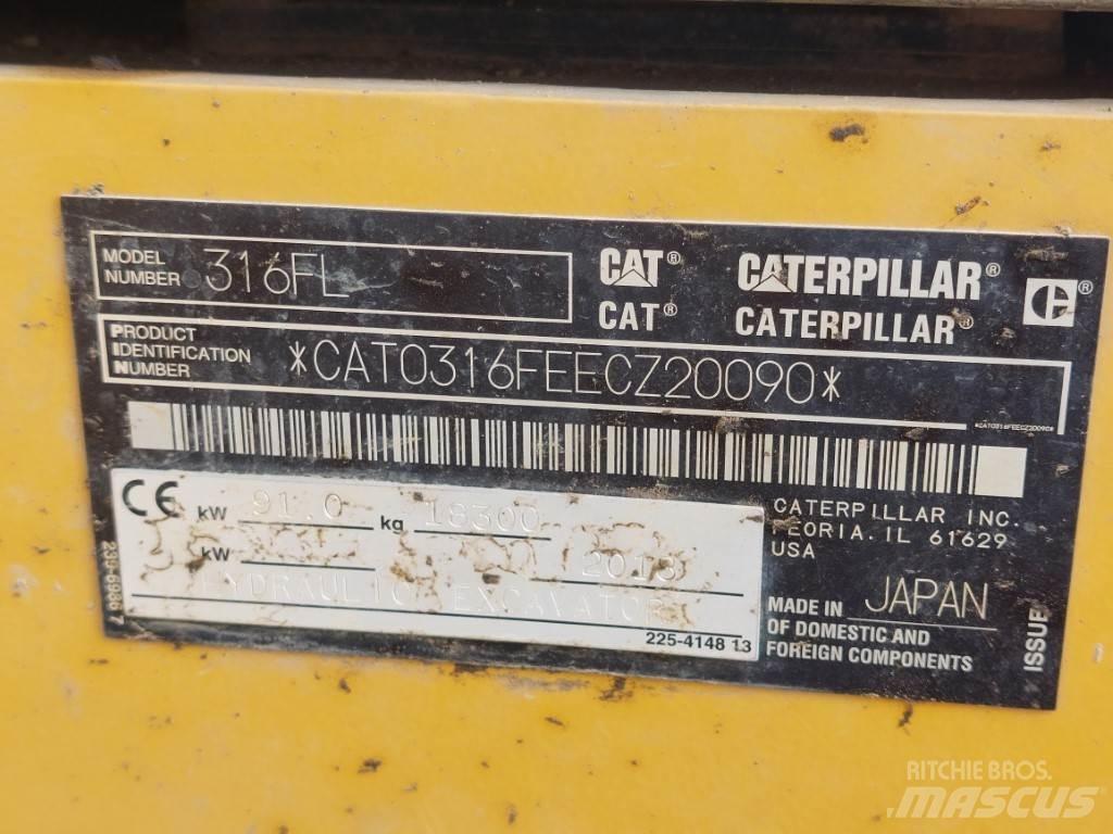 CAT 316FL 履带挖掘机
