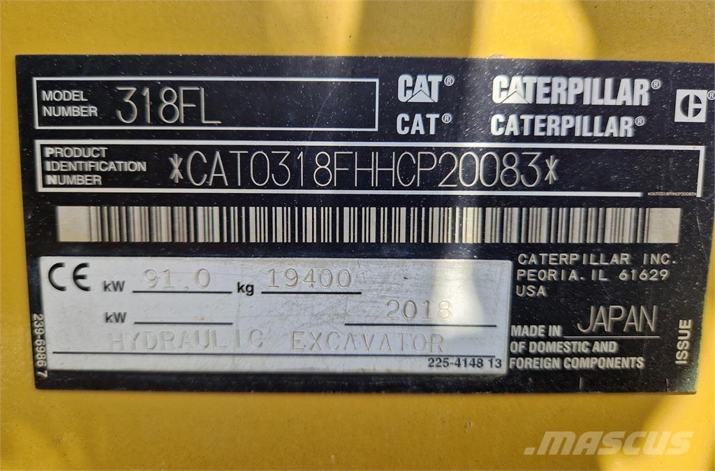 CAT 318FL 履带挖掘机
