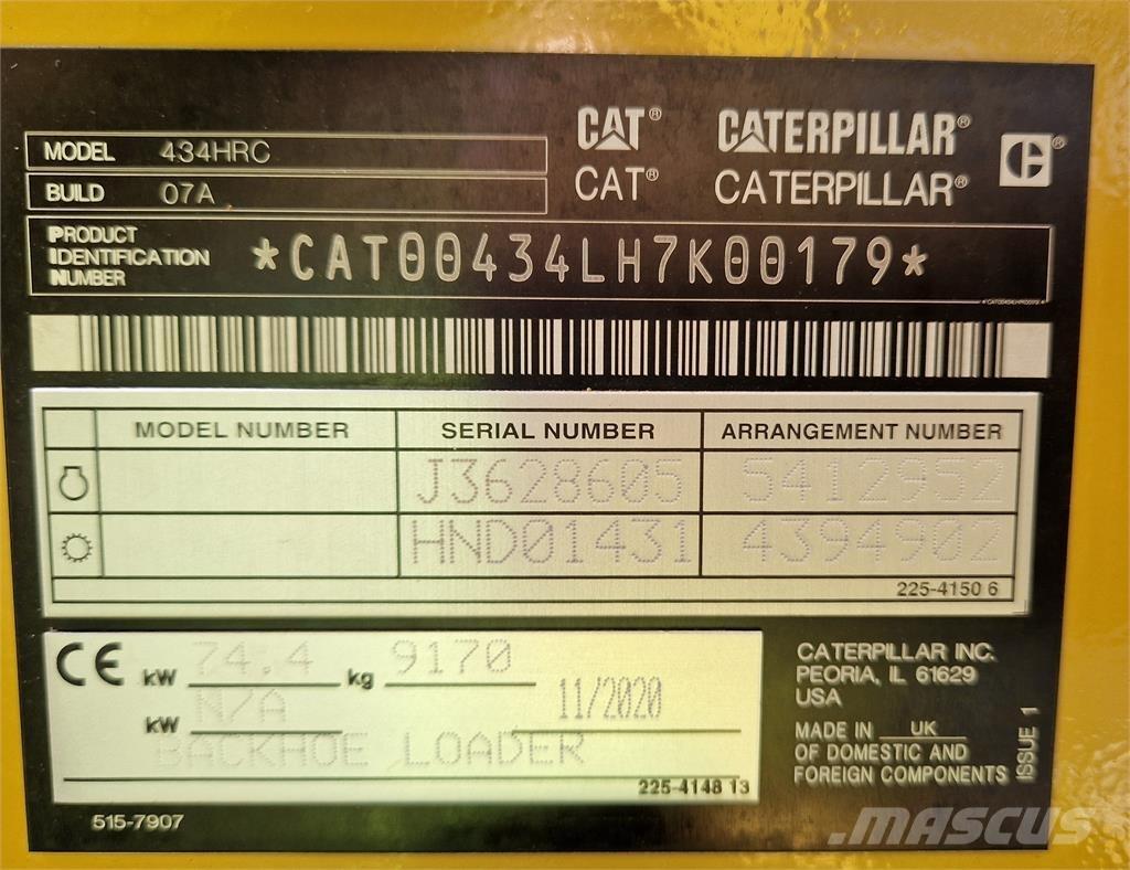 CAT 434 反铲装载机