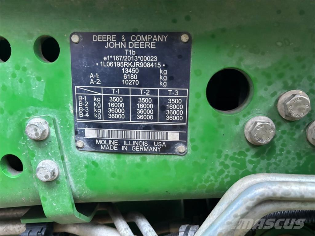 John Deere 6195R 拖拉机/农用车