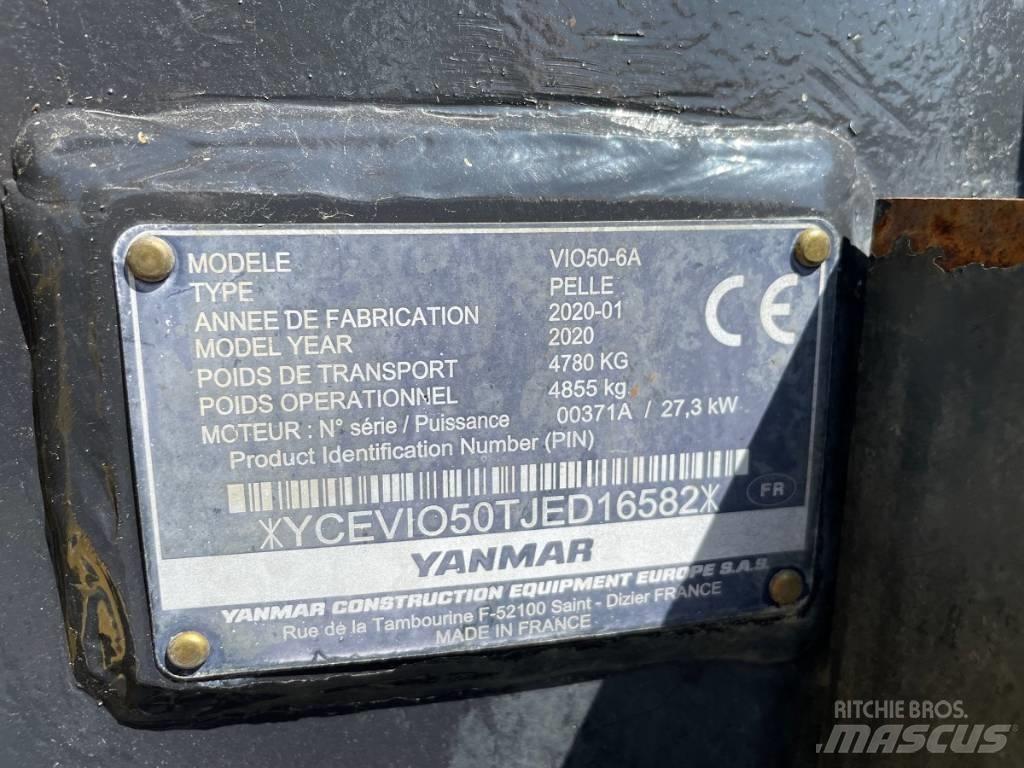 Yanmar Vio 50-6 小型挖掘机