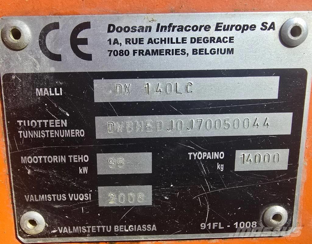 Doosan DX 140 LC 履带挖掘机