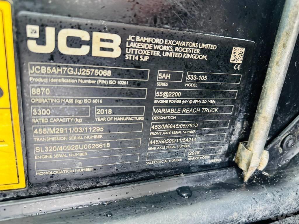 JCB 533-105 伸缩臂叉装车|叉装车
