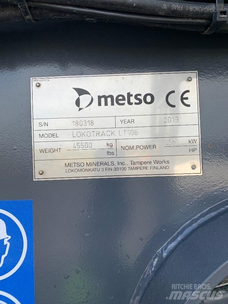 Metso LT 106 移动式破碎机