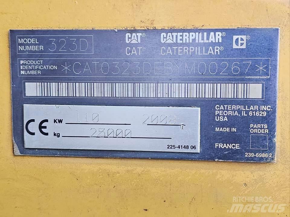 CAT 323 D L 履带挖掘机