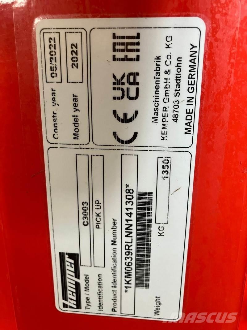 Kemper C3003 干草饲料收割机配件