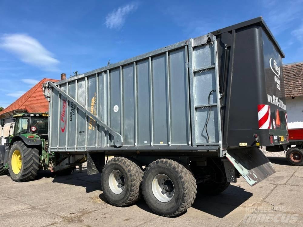 Fliegl ASW 271 平板半挂车\侧翻自卸半挂车