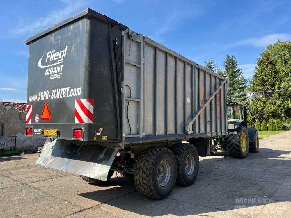Fliegl ASW 271 平板半挂车\侧翻自卸半挂车