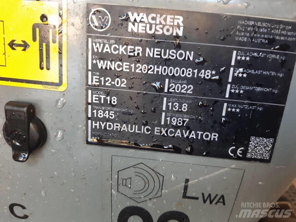 Wacker Neuson ET18 履带挖掘机