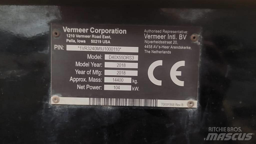 Vermeer D40x55DR S3 水平定向钻井设备