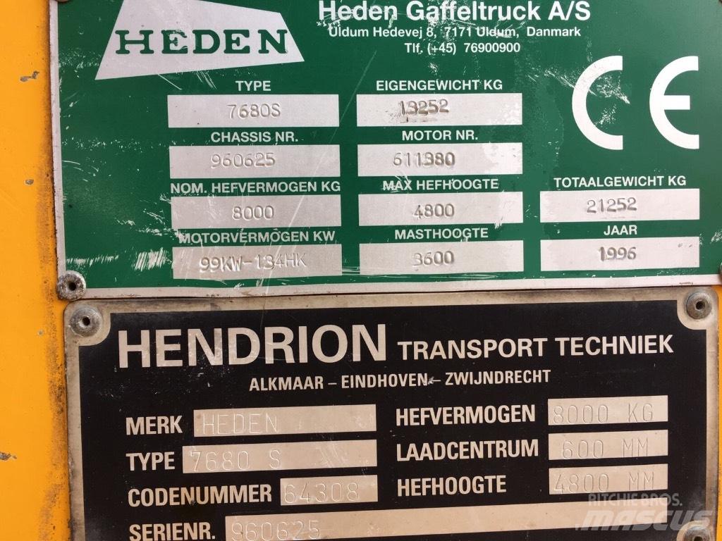 Heden 7680S 柴油叉车