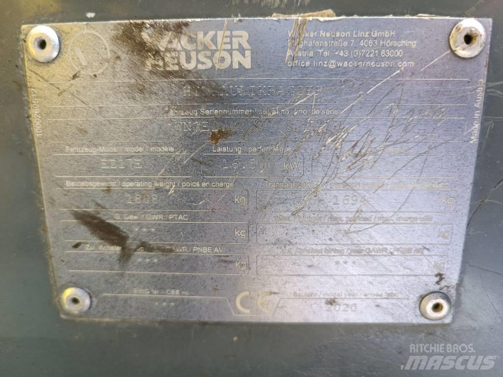 Wacker Neuson EZ17e 履带挖掘机