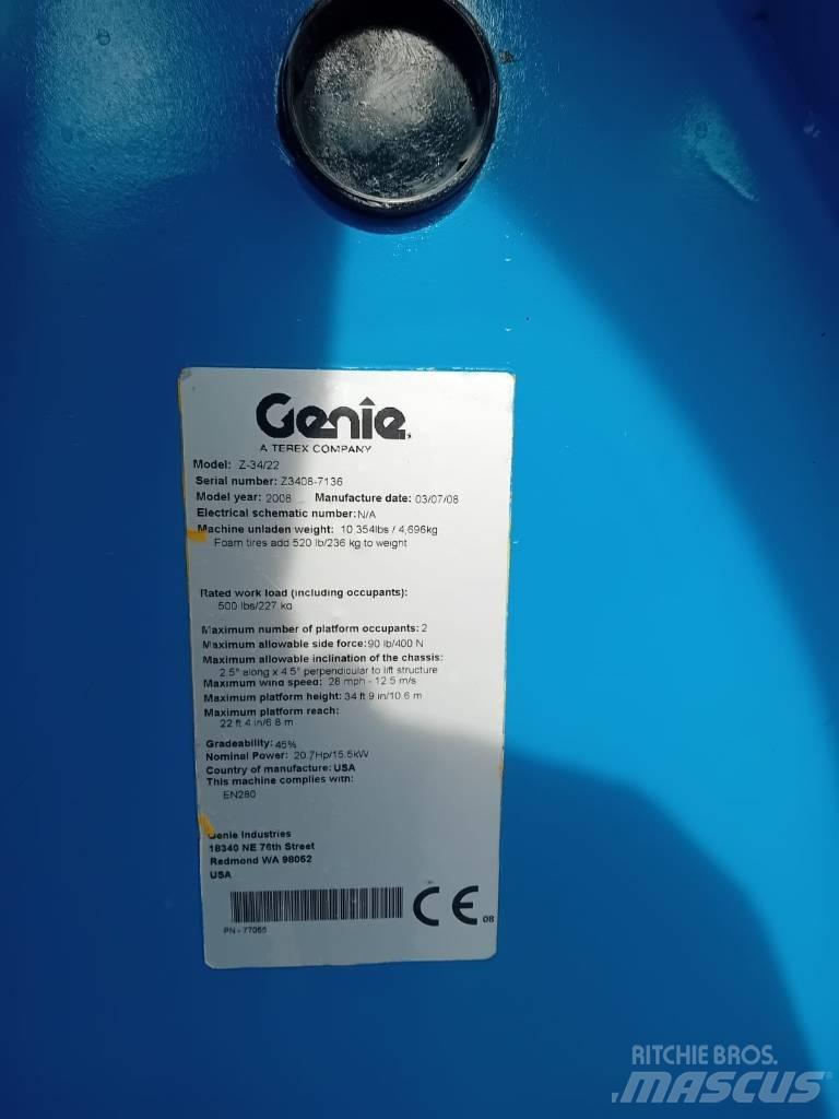 Genie Z 34/22 N 曲臂高空工作平台