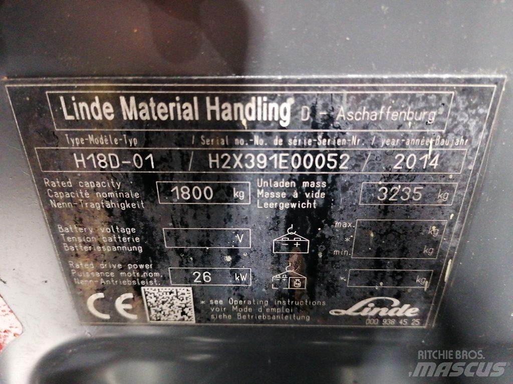Linde H18D-01 柴油叉车