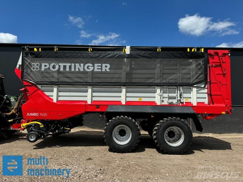 Pöttinger Jumbo 7400 自动装载拖车