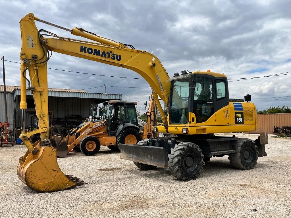 Komatsu PW 160 轮式挖掘机