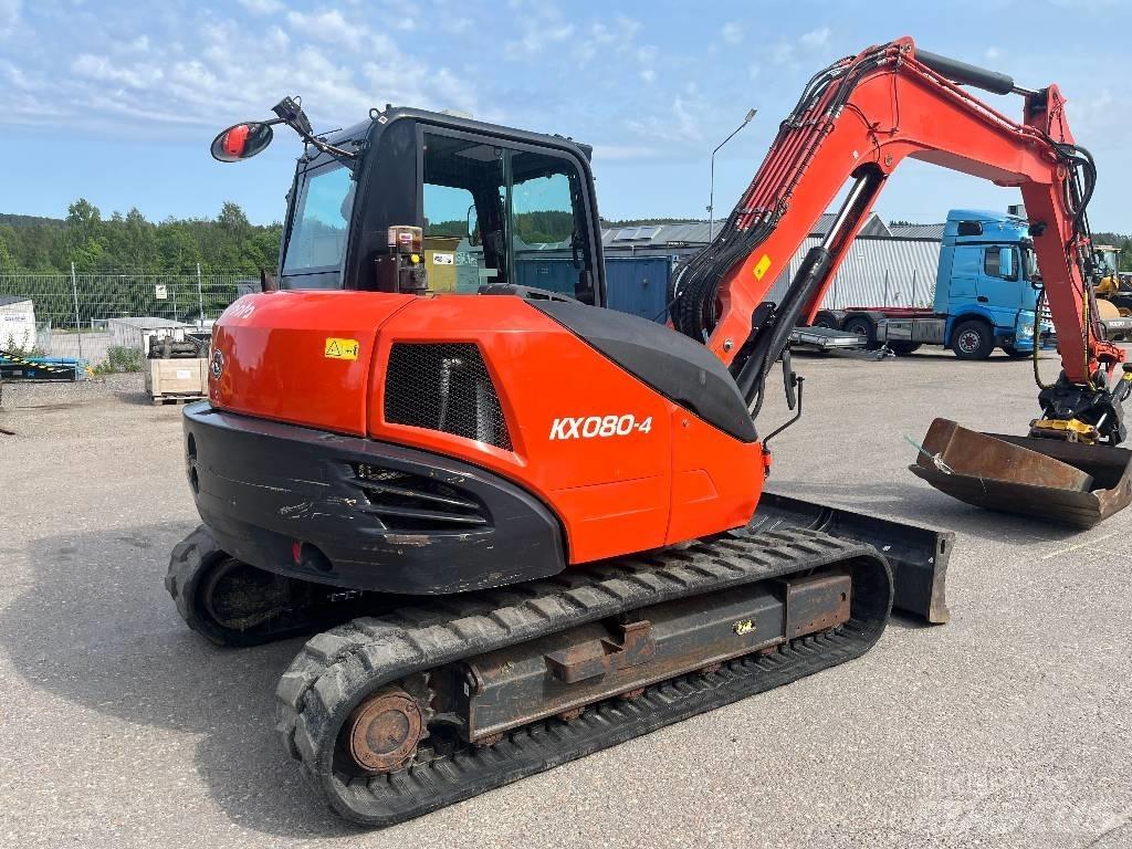 Kubota KX 080-4 中型挖掘机