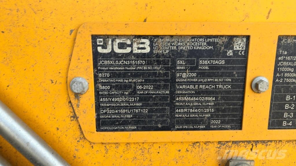 JCB 538-70 电动叉车