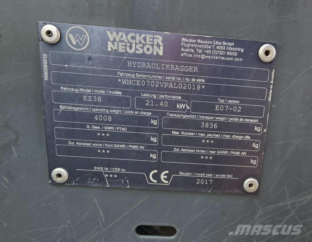 Wacker Neuson EZ 38 小型挖掘机
