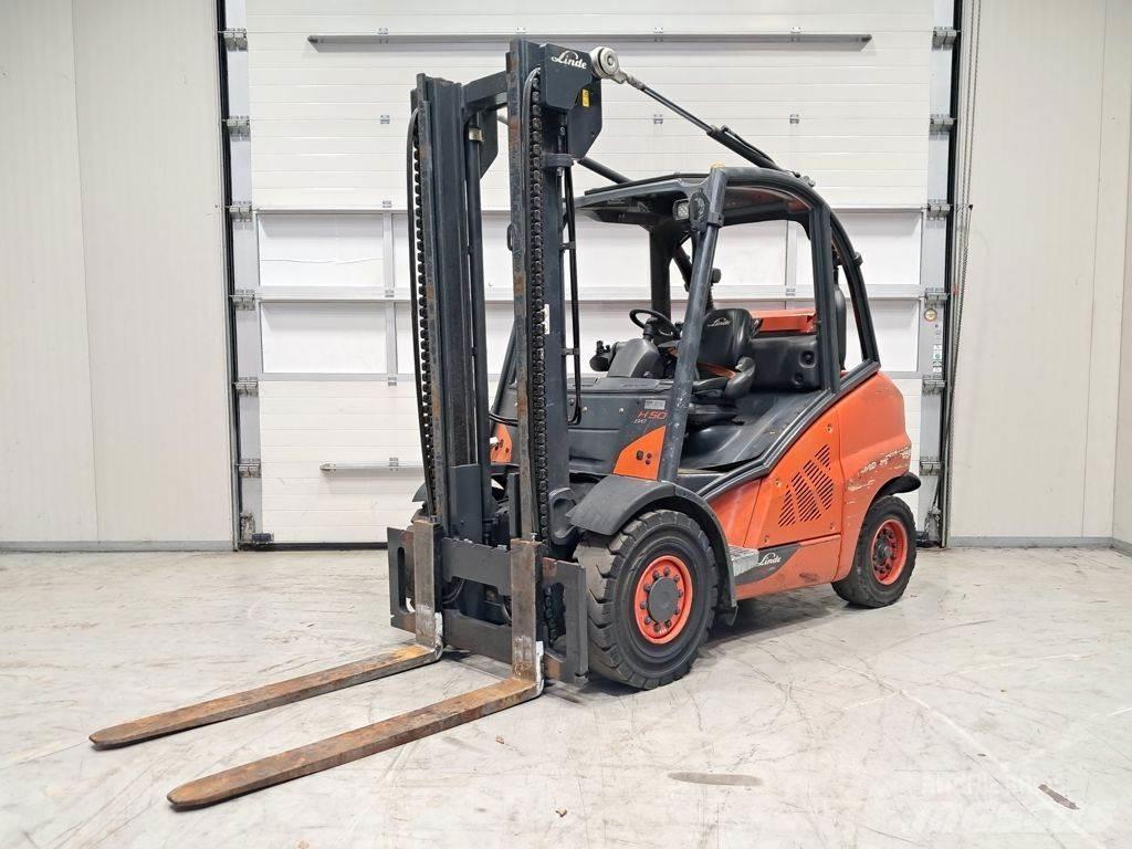 Linde H50T-02 天然气叉车