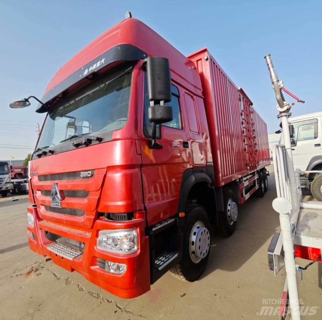 Howo 380 371 375 厢式货车