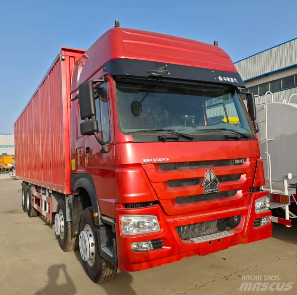 Howo 380 371 375 厢式货车