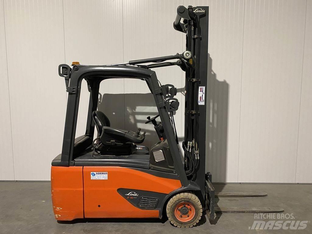 Linde E16L-02 电动叉车