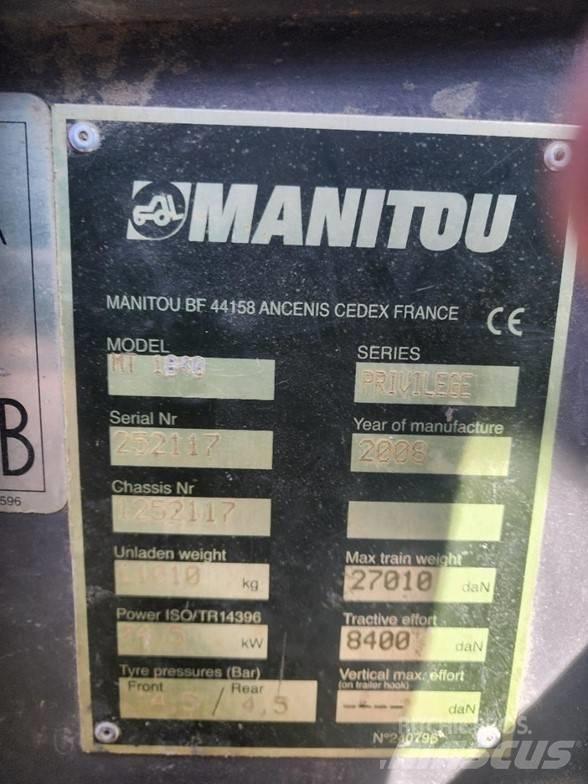 Manitou MT1840 伸缩臂叉装车|叉装车