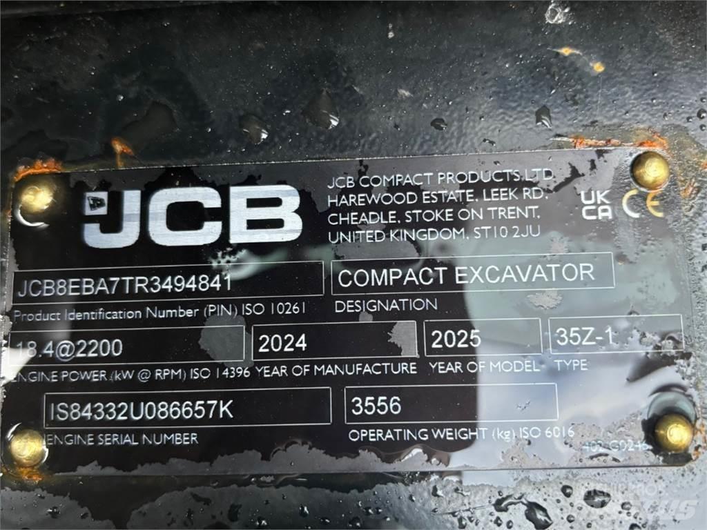 JCB 35Z-1 小型挖掘机