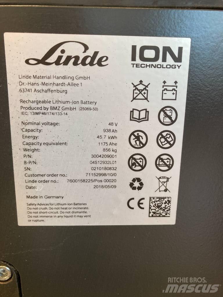 Linde E16/386 Li-ION 电动叉车