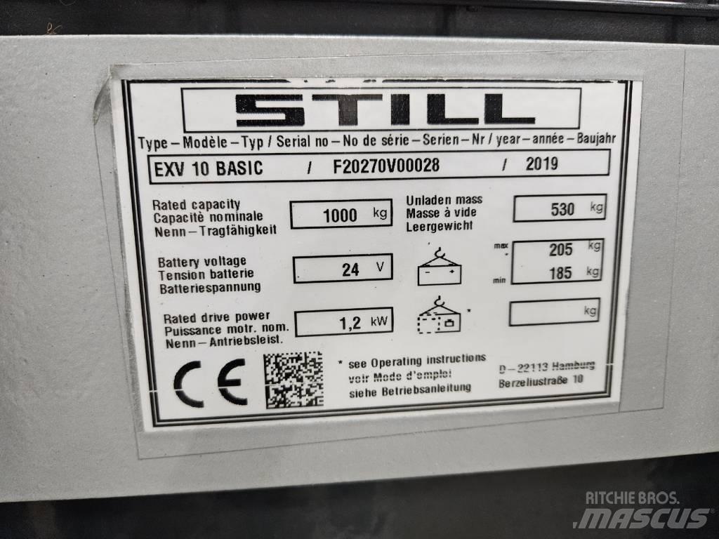 Still EVX 10 Basic 手推堆垛车