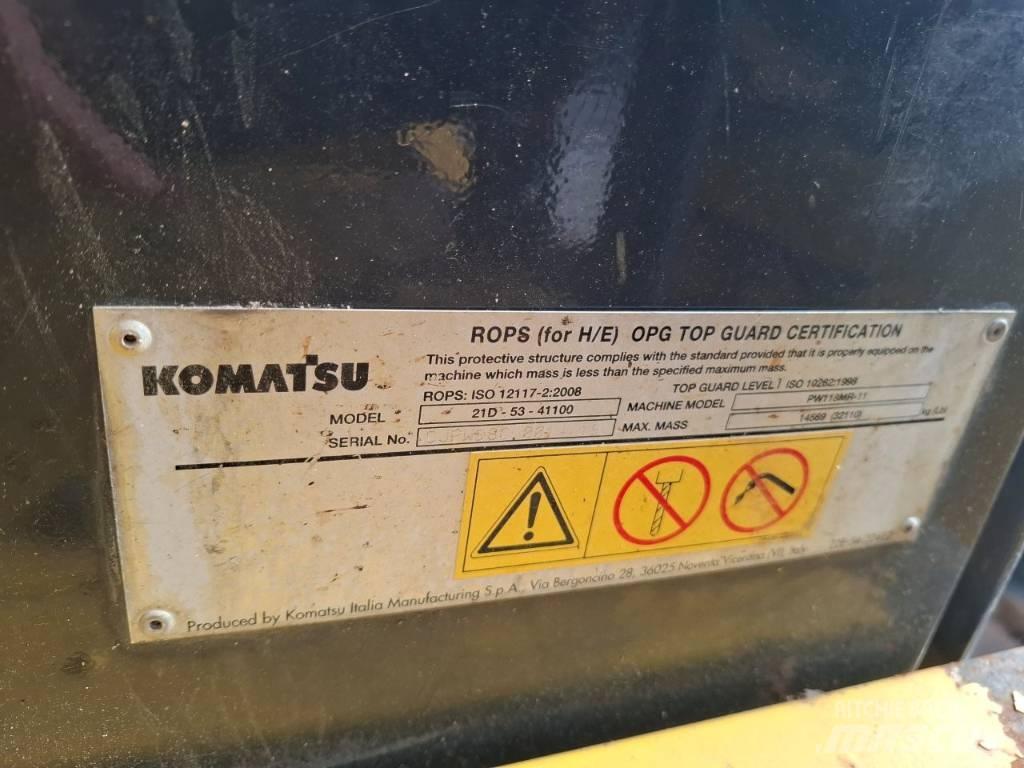 Komatsu PW 118MR-11 轮式挖掘机
