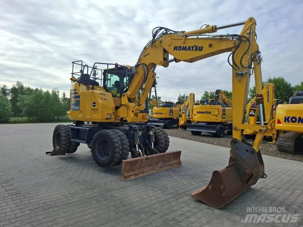 Komatsu PW 118MR-11 轮式挖掘机