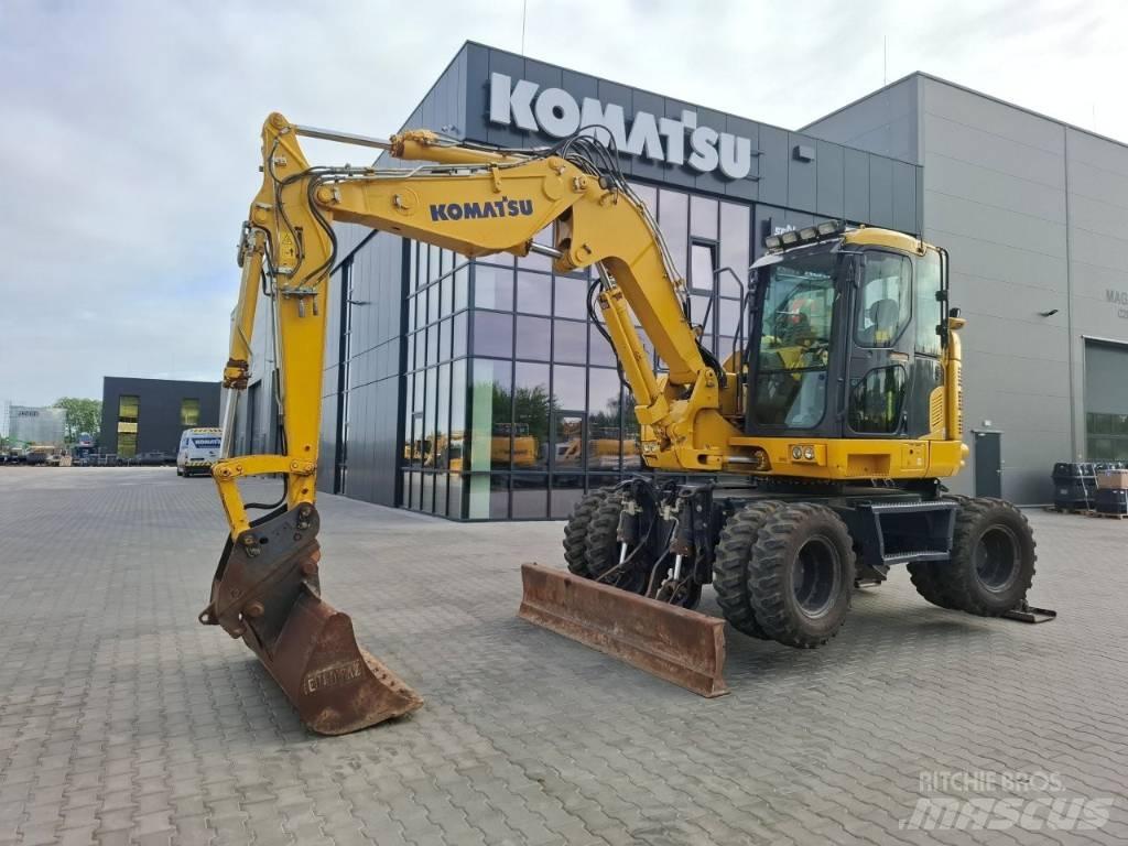 Komatsu PW 118MR-11 轮式挖掘机