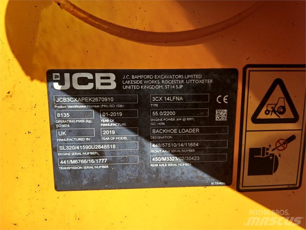 JCB 3 CX ECO 反铲装载机